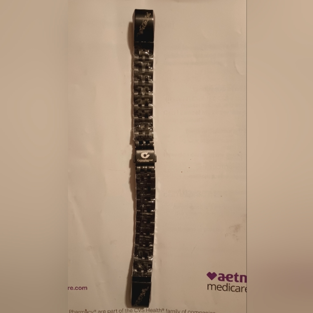 New Greeninsync Black Metal Wrist Band For Alta